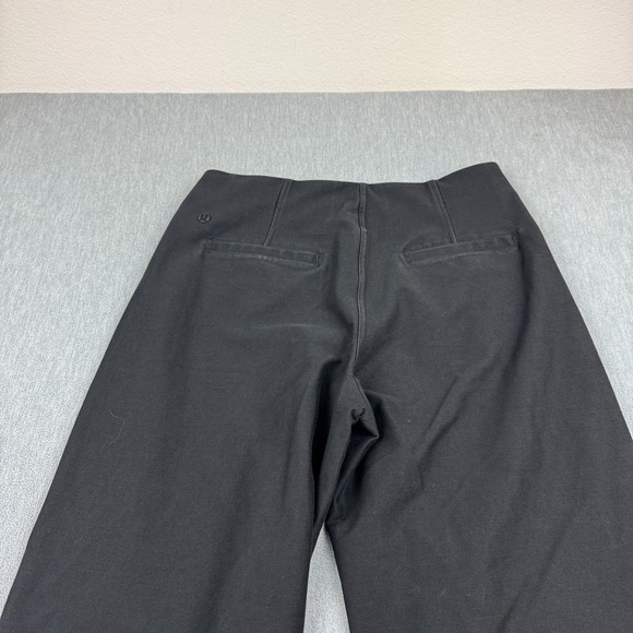 Lululemon Pants Women 8 Black Utilitech Relaxed Mid-Rise Trouser 7/8 Length - Picture 12 of 14